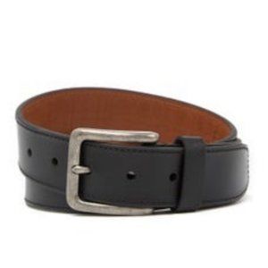 BOCONI Nashville Men's Leather Belt NWT 40 Black